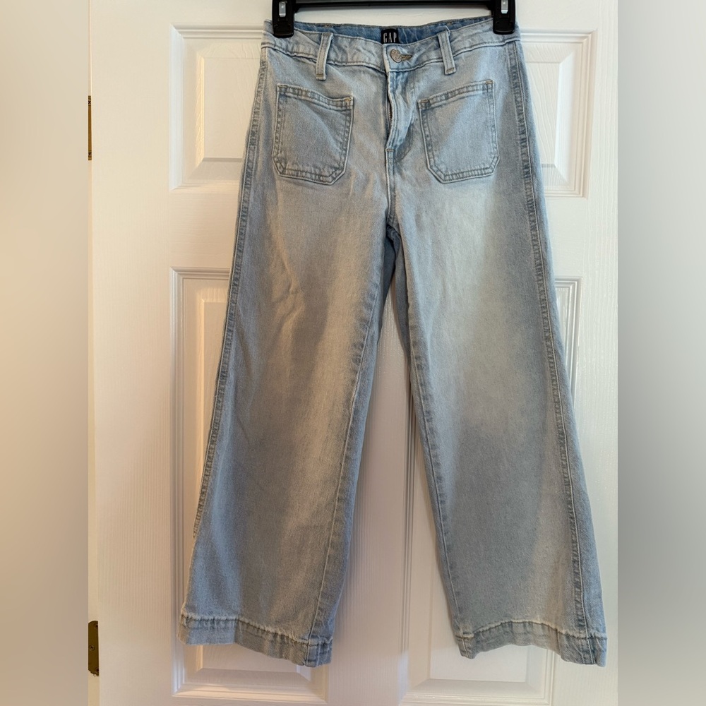 GAP Kids Girls 12 Wide Leg Jeans